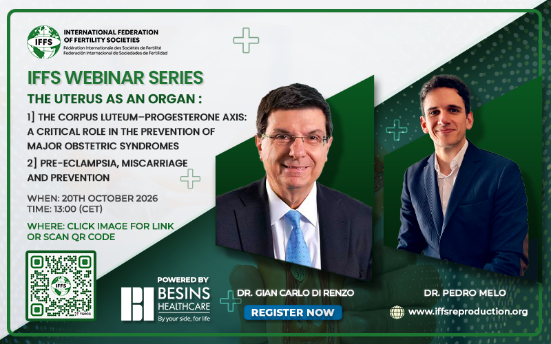 iffsfertility's tweet photo. #freewebinar

IFFS Besins Healthcare Uterus as an organ Webinar Series

Date: 20/10/2026
Time: 13:00 CET (GMT +1)

Lead by: 
• Dr. Gian Carlo Di Renzo
• Dr. Pedro Melo

Chair: Dr. Elif Goknur Topcu @elifgoknurtopcu 

🔗: https://t.co/llpkrl6Ucg

#freewebinar #healthcare https://t.co/TL9w41SXAk