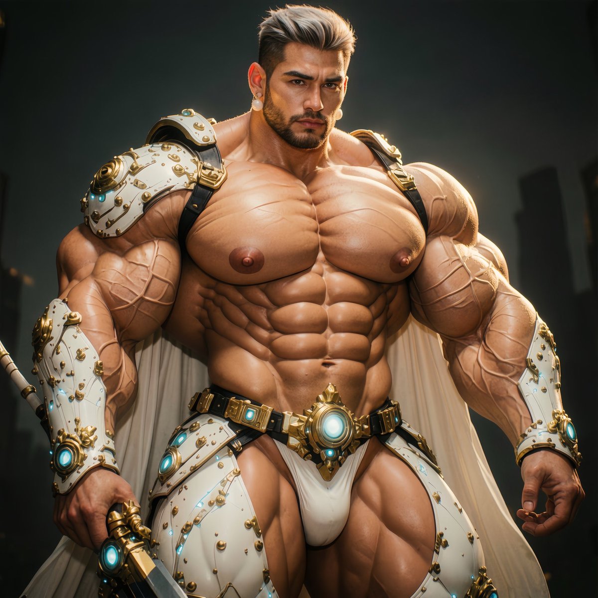 dsenglas's tweet photo. Built like a god. Armed like a king. βοΈπ
When raw power meets divine armor, thereβs no such thing as βtoo much.β
Which warrior pose wins β 1, 2, 3, or 4? π₯
#FantasyWarrior #MuscleArt #FantasyArt #Warrior #Bodybuilding #AIArt #DigitalArt #MuscleGod #EpicFantasy #CharacterDesign