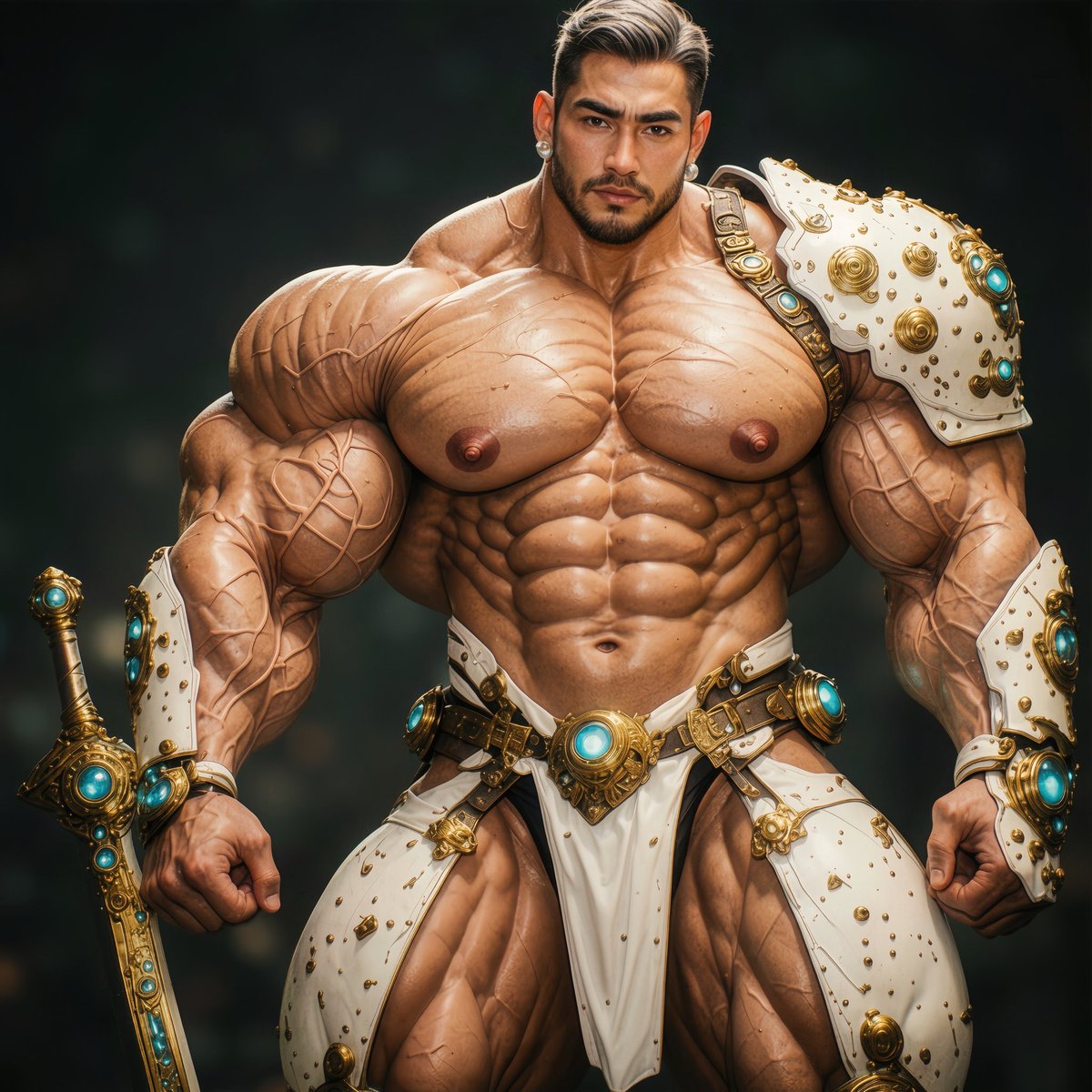 dsenglas's tweet photo. Built like a god. Armed like a king. βοΈπ
When raw power meets divine armor, thereβs no such thing as βtoo much.β
Which warrior pose wins β 1, 2, 3, or 4? π₯
#FantasyWarrior #MuscleArt #FantasyArt #Warrior #Bodybuilding #AIArt #DigitalArt #MuscleGod #EpicFantasy #CharacterDesign