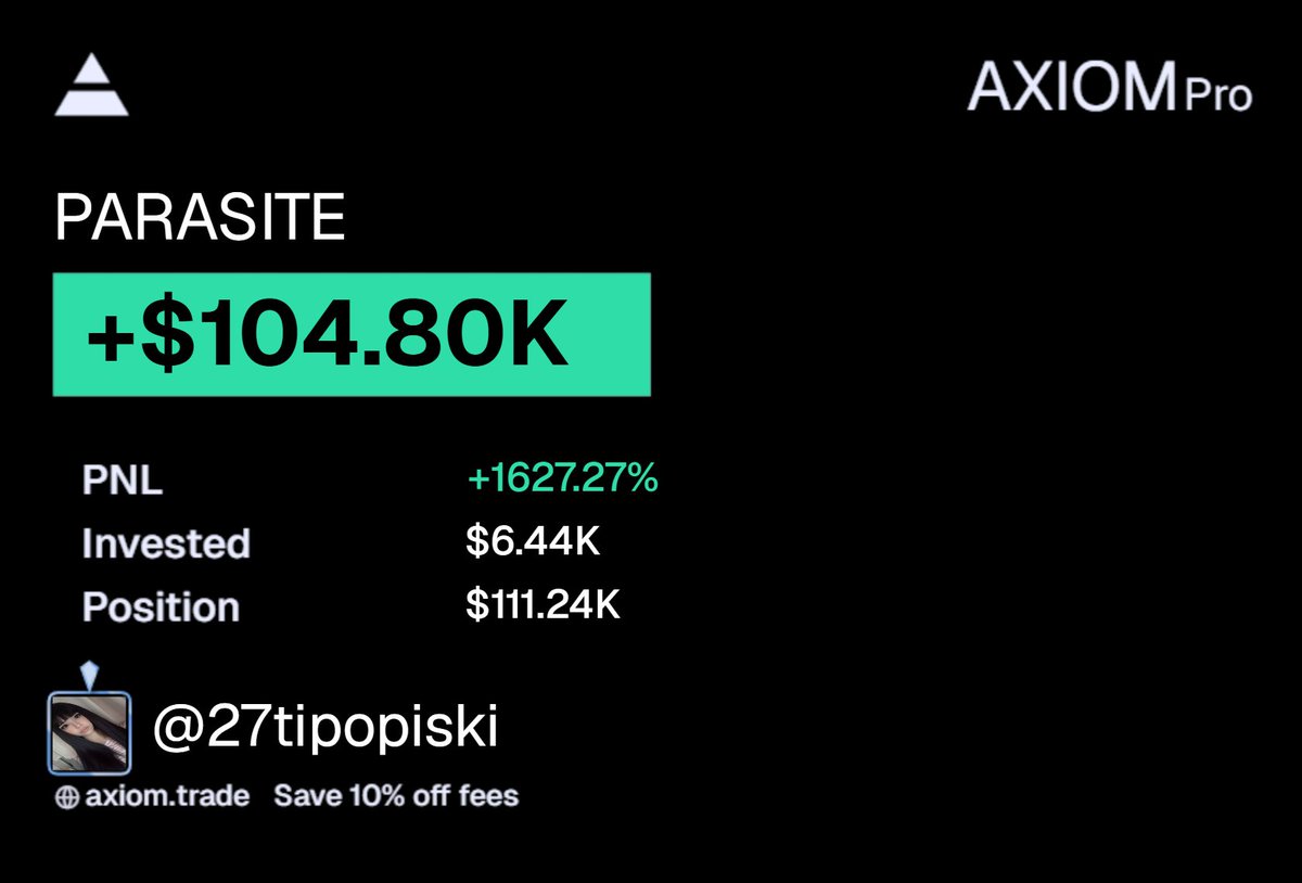 27tipopiski's tweet photo. PARASITE coin
solana:3kmygWKZBkCYrgZHKfiuB9UFKTcDLTFFsKo3BWpmpump
3kmygWKZBkCYrgZHKfiuB9UFKTcDLTFFsKo3BWpmpump 
ATH $3.97M 
NOW 2.64M 
Is this coin starting to die? https://t.co/5zZ9GM56FI