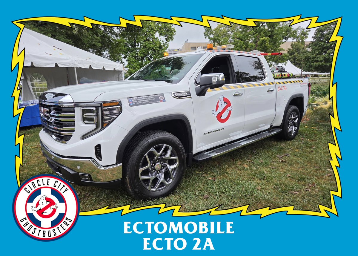 CCGhostbusters's tweet photo. The ECTO 2A is a highly modified 2026 GMC Sierra and the team’s fifth vehicle deployed in 2026 after SLIMER wrecked the ECTO 1D.
More Info: https://t.co/CFLmEGX7jh
#Ghostbusters #WhoYouGonnaCall #PremierGear #TechnologyTuesday https://t.co/6MrO6duzgH