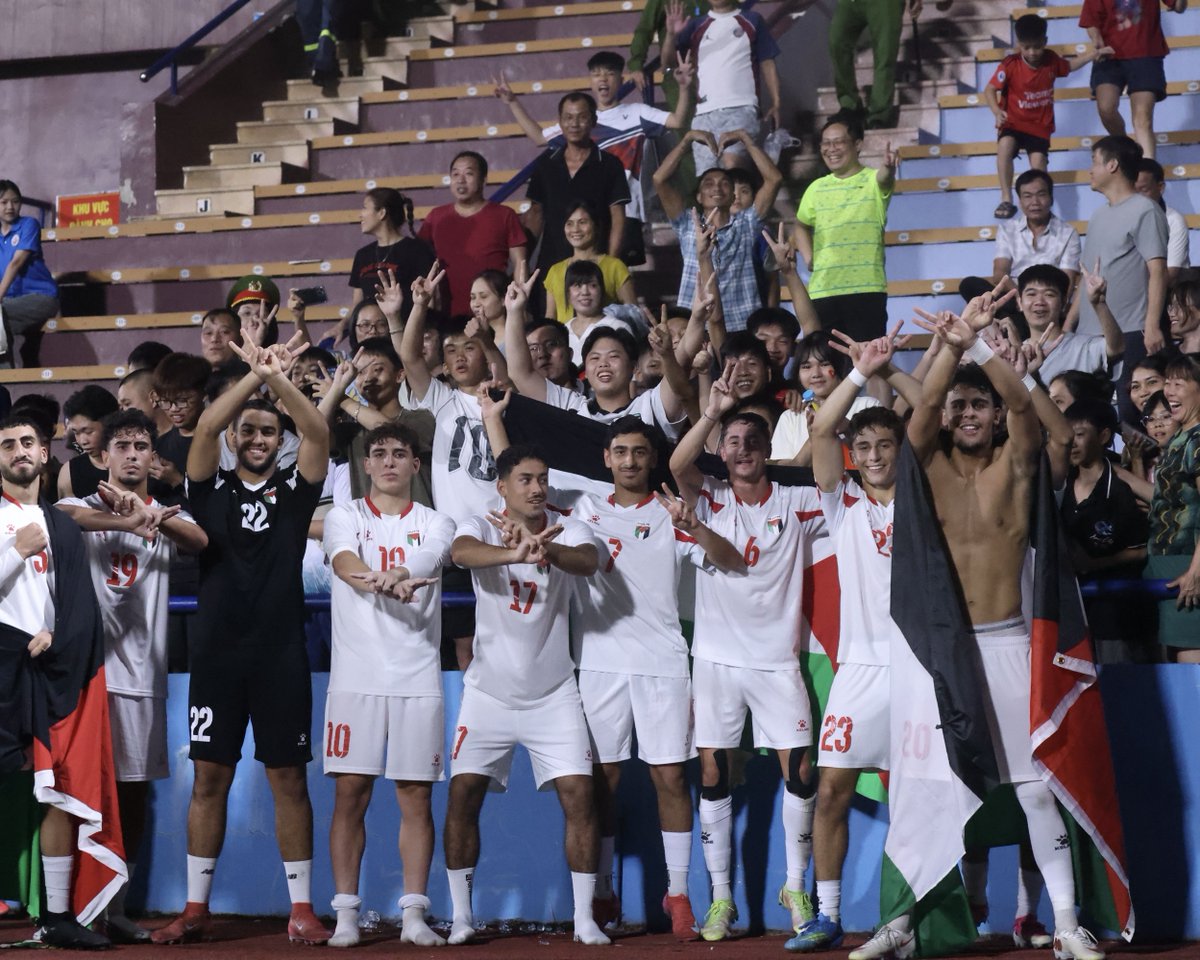 DetroitCityFC's tweet photo. Representing Palestine on the international stage🙌

Bilal played in six matches for Palestine U20, including AFC U20 Asian Cup competition and friendlies across the region.

Proud to see one of our own on the international stage! https://t.co/71HdFf8R0r