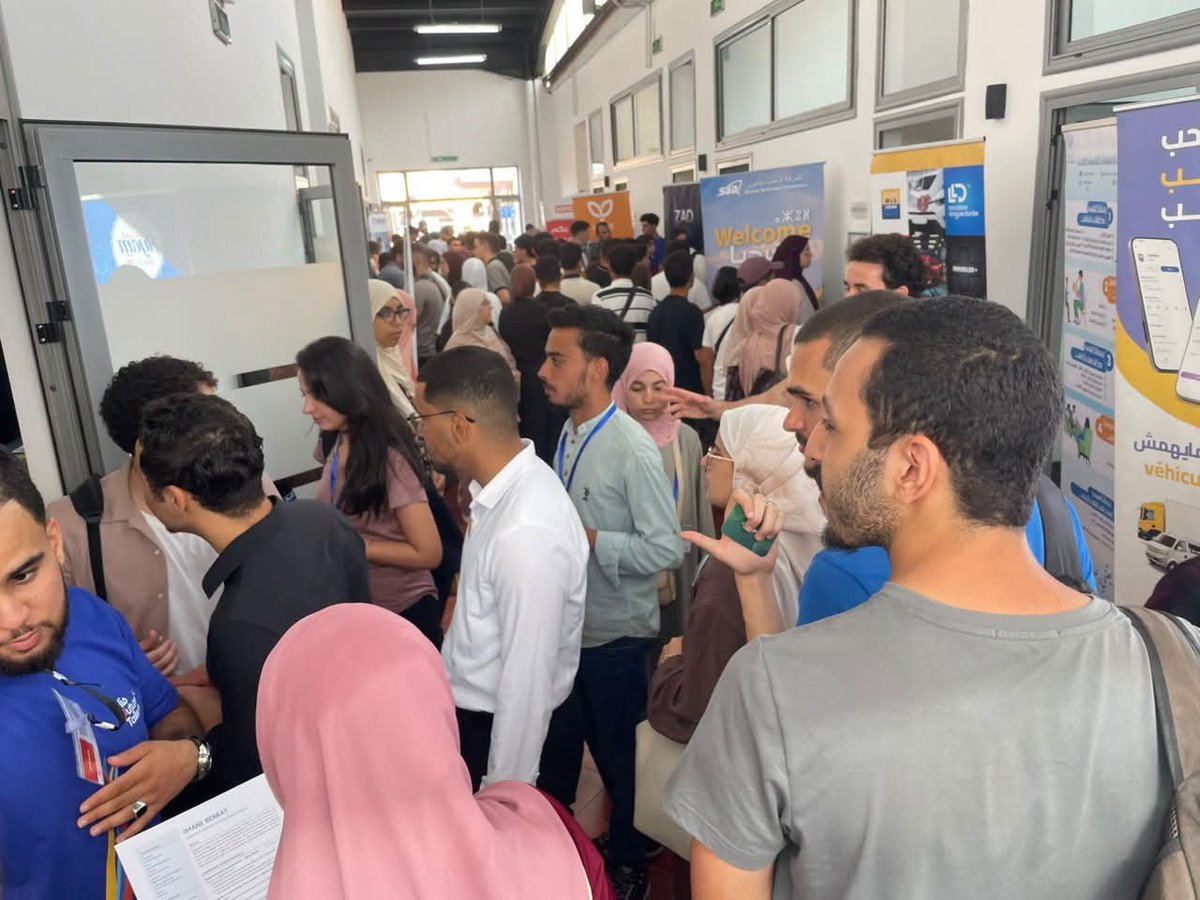 EmploymentANEM's tweet photo. 🎓ملتقى الكفاءات المستقبلية | الطبعة الثالثة

📍 برج الكيفان – الجزائر
📅 29 سبتمبر 2026

🚀 خطوة نحو المستقبل... وفرصة لاكتشاف آفاق جديدة!

شاركت الوكالة الوطنية للتشغيل في فعاليات الطبعة الثالثة من تظاهرة «ملتقى الكفاءات المستقبلية»، التي احتضنها مقر المعهد العالي للعلوم . https://t.co/NCNSIwSwWy