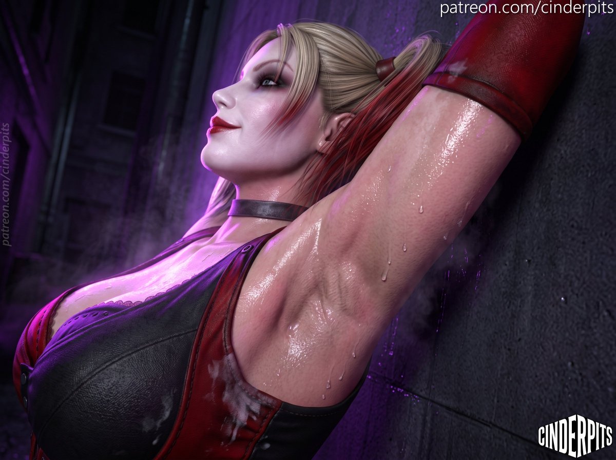 cinderpitsowo's tweet photo. Harley Quinn Batman Arkham City https://t.co/dLdvxICkbF