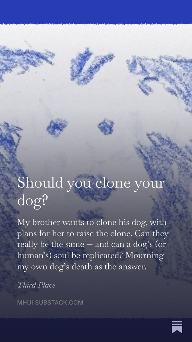 mhui1109's tweet photo. you can now clone a pet, with Dolly the sheep tech. would (or should) you for your pet? 

(don't often share personal work on twitter but!)
https://t.co/xG4TrwlXXV https://t.co/rl1ukbcN4r