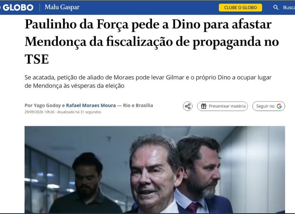 taoquei1's tweet photo. O cara do Alexandre (paulinho) dando meios para que Dino interfira no TSE e no processo eleitoral...
Na CARA DE TODO MUNDO!!! https://t.co/MX0k80uwoj
