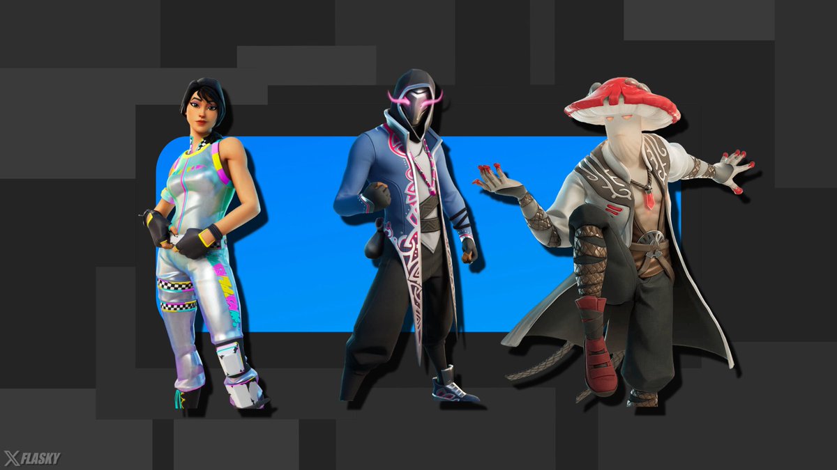 flaskytv's tweet photo. Do you own the 3 free "Refer a friend" Fortnite outfits ? 😏

• Rainbow Racer : March 16, 2022 ( 1660 days ago )
• Xander : February 20, 2023 ( 1320 days ago )
• Redcap : January 9, 2024 ( 995 days ago )

#FlaskyCosmeticsFN https://t.co/551dVDRBY0