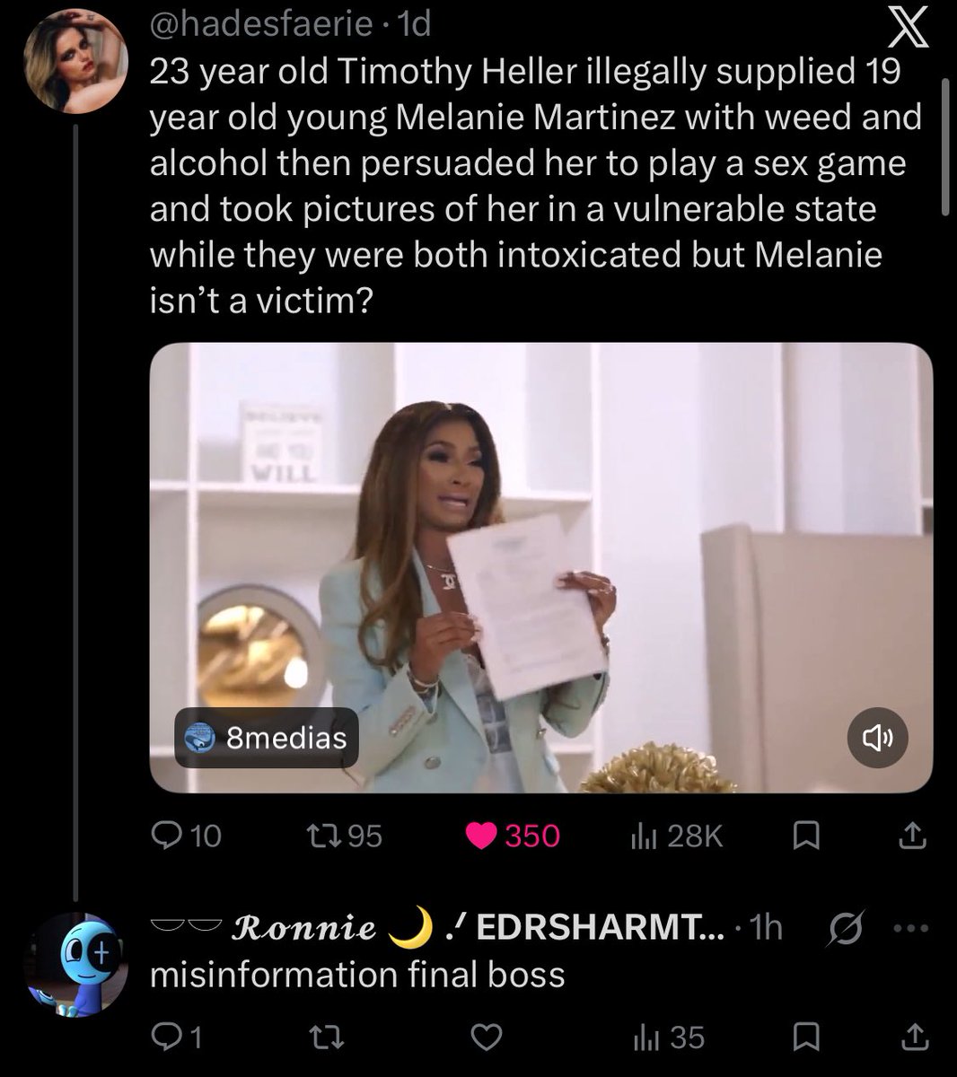 melsgutter's tweet photo. Calling  Melanie fans retard 
While you have Melanie fans dni but spam comments on Melanie fans posts.. https://t.co/e0Zj6mHtVa