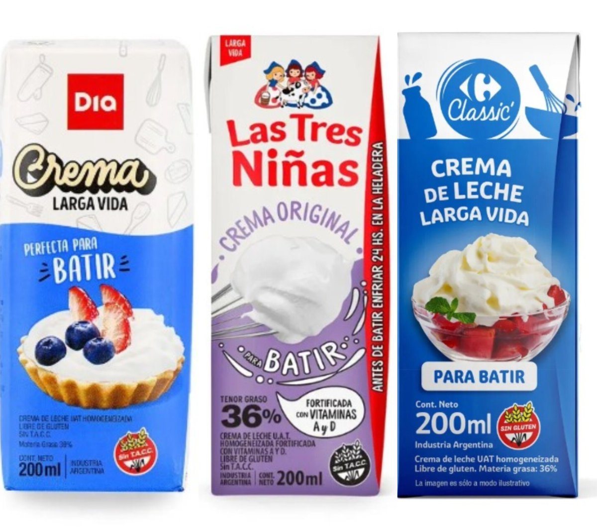 QuienLoFabrica's tweet photo. Sabés quien fabrica las cremas larga vida marca Las Tres Niñas, Carrefour y Día?
Las fabrica Adecoagro.
#crema #largavida #primeramarca #marcablanca
#quienlofabrica 
Leer más 👉🏼https://t.co/5IauCkMVvd https://t.co/VISEJwhmzZ