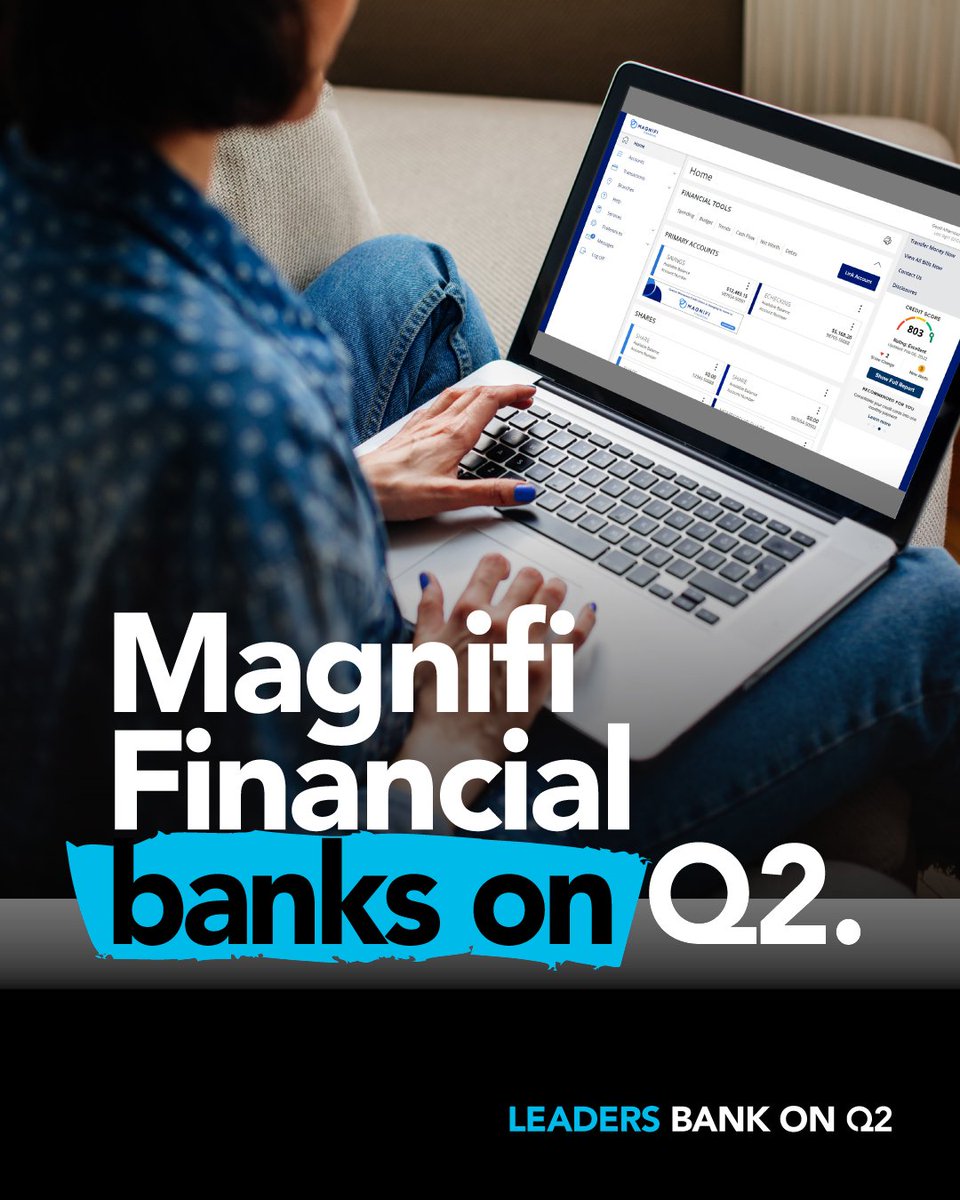 Q2_Software's tweet photo. No matter their stage of life, Magnifi's members get the digital banking experience to match it. 🤝

Magnifi makes every touchpoint meaningful with their Q2 platform, driving one unified digital experience with next-level personalization. 

➡️ Learn more: https://t.co/d667ANBxoV https://t.co/PwdLoTK5G2