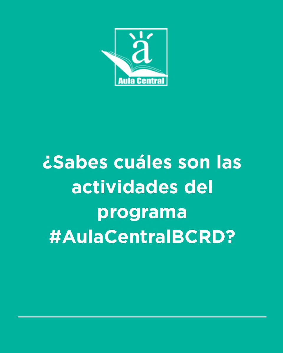 BancoCentralRD's tweet photo. #AulaCentralBCRD 
Conozca la respuesta a esta y otras preguntas visitando: https://t.co/z3Lmw4kQp0 https://t.co/hN5n7X0C4s