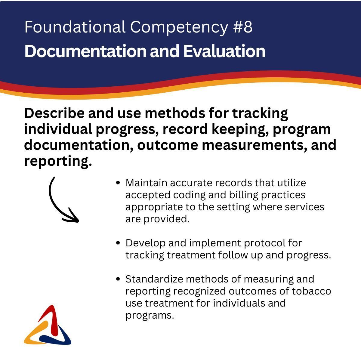 CtttpOrg's tweet photo. Strong tobacco treatment programs rely on accurate documentation and meaningful evaluation. 📝 

By prioritizing documentation and evaluation, providers can enhance quality of care, demonstrate impact, and support improvement.

👉️ Stay up to date: 
https://t.co/v6fAEuXrLL https://t.co/6BscQaFB6t