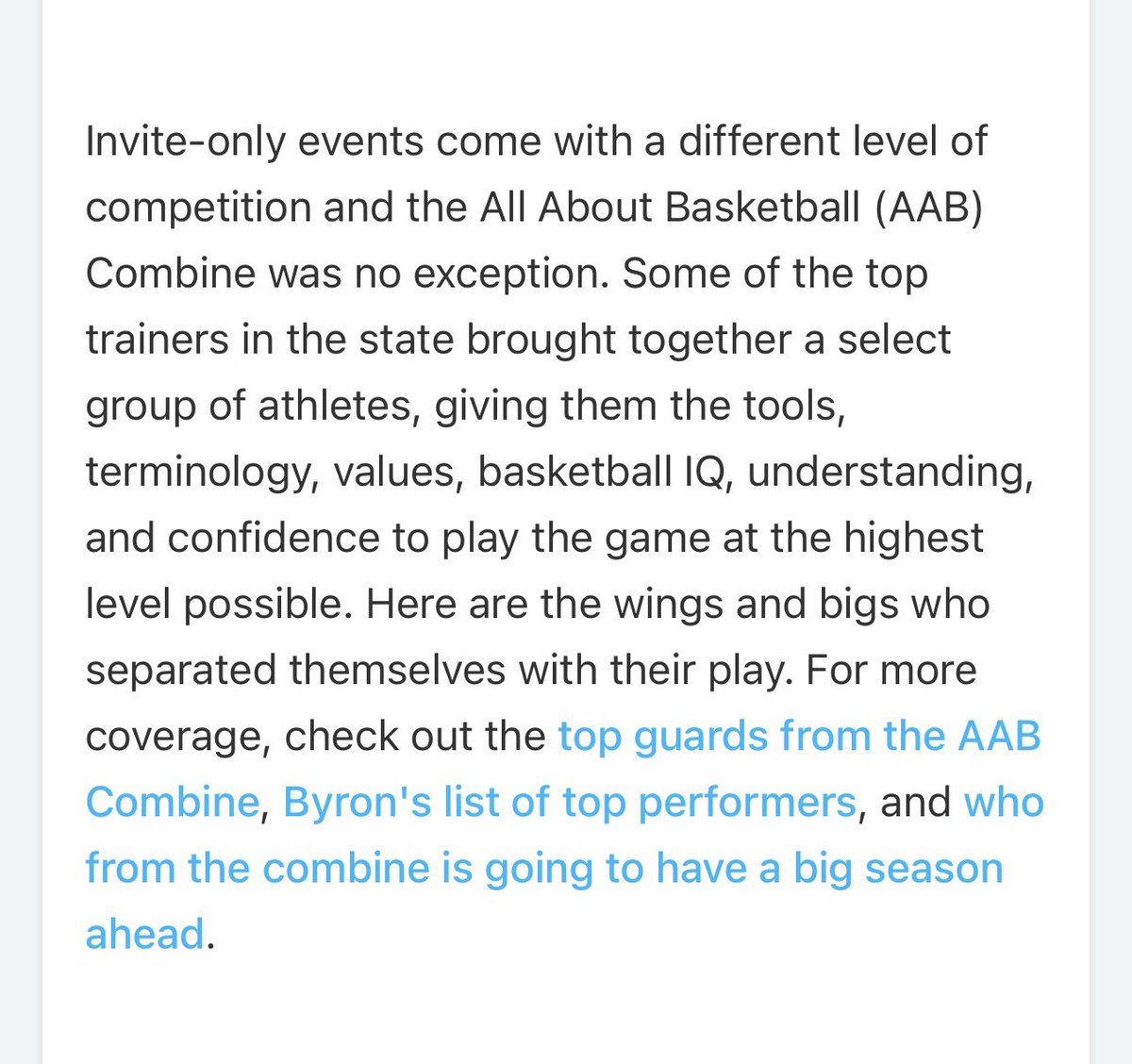 Addison_M_Brown's tweet photo. Thank you @BeccaBHoops for the write up and recognition! The combine put on by David Brown &amp; “All About Basketball Training” was great and I was lucky to be invited! Thank you ❤️ @PrepGirlsHoops @PGHIllinois @pgh_lisa https://t.co/IxKDYHhfyw