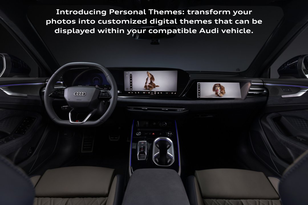 AudiWarwick's tweet photo. Introducing Personal Themes, available as part of the myAudi app! Eligible subscribers can now add personal photos to customize their #Audi even further. Stop by #AudiWarwick to explore the Audi lineup today! #AudiSport #AudiDealer #AudiDealership #AudiCarsClub #AudiCarsOnly https://t.co/FerncJxb91