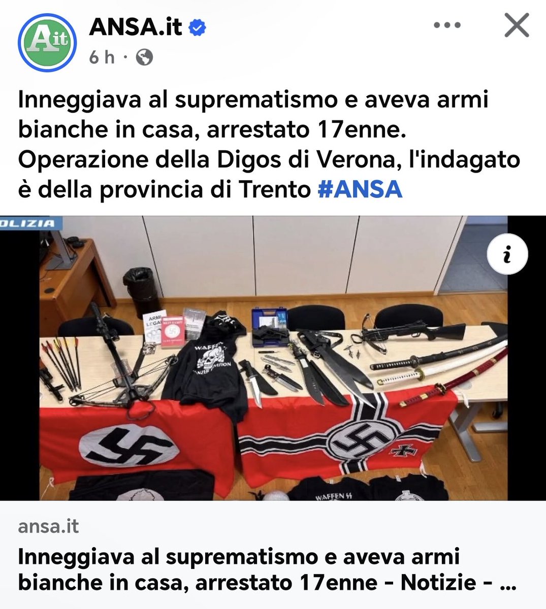 FonzieWOW's tweet photo. Maledetta zecca rossa!!
Ah no…è un nazi-fascista di merda!! https://t.co/DNt9zeWF5o
