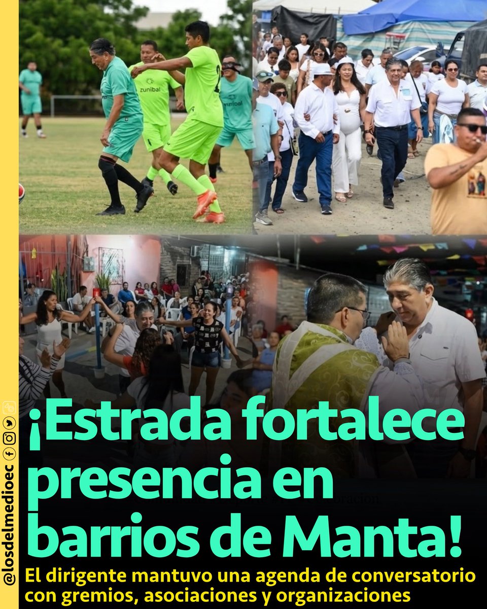 losdelmedioec's tweet photo. #ATENCIÓN

Jaime #Estrada mantuvo durante este fin de semana una agenda de encuentros con distintos sectores de Manta. 

https://t.co/a1cEk6l2WL https://t.co/eyUUVipxCB