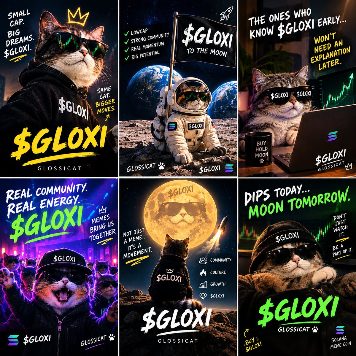 Webspider2s's tweet photo. Some coins need hype to survive.

$GLOXI is building the kind of momentum that speaks for itself. 👀

Lowcap. Big attention. Strong community energy.

The ones watching early won’t need an explanation later. 🚀

$GLOXI is just getting started. 🔥 https://t.co/gnB0qfuKpR