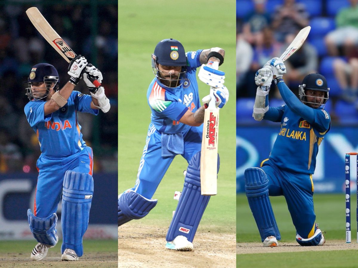 Shebas_10dulkar's tweet photo. Kohli has now top-scored for India 166 times🔥

Most times Top-Scoring in an Inng (All formats)

207 - 𝗦𝗮𝗰𝗵𝗶𝗻 (ODI - 129, TEST - 78)
166 - 𝗞𝗼𝗵𝗹𝗶 (ODI - 83, TEST - 46, T20I - 37)*
154 - 𝗦𝗮𝗻𝗴𝗮𝗸𝗸𝗮𝗿𝗮 (ODI - 82, TEST - 58, T20I - 14)
136 - 𝗞𝗮𝗹𝗹𝗶𝘀 (ODI - 79, TEST - 51, T20I - 6)
135 - 𝗟𝗮𝗿𝗮 (ODI - 70, TEST - 65)
127 - 𝗝𝗮𝘆𝗮𝘄𝗮𝗿𝗱𝗲𝗻𝗲 (ODI - 62, TEST - 51, T20I - 14)
126 - 𝗚𝗮𝘆𝗹𝗲 (ODI - 67, TEST - 38, T20I - 21)
123 - 𝗥𝗼𝗵𝗶𝘁 (ODI - 68, TEST - 17, T20I - 38)
122 - 𝗥𝗼𝗼𝘁 (ODI - 38, TEST - 77, T20I - 7)
119 - 𝗝𝗮𝘆𝗮𝘀𝘂𝗿𝗶𝘆𝗮 (ODI - 84, TEST - 29, T20I - 6)
117 - 𝗖𝗵𝗮𝗻𝗱𝗲𝗿𝗽𝗮𝘂𝗹 (ODI - 56, TEST - 60, T20I - 1)
112 - 𝗣𝗼𝗻𝘁𝗶𝗻𝗴 (ODI - 64, TEST - 46, T20I - 2)