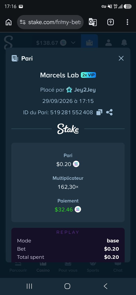 JulienSugg3837's tweet photo. @KishtaLabs

Et mercé !

ID : casino:519281552408
Stake : Jey2Jey https://t.co/BjS8ln6HTE