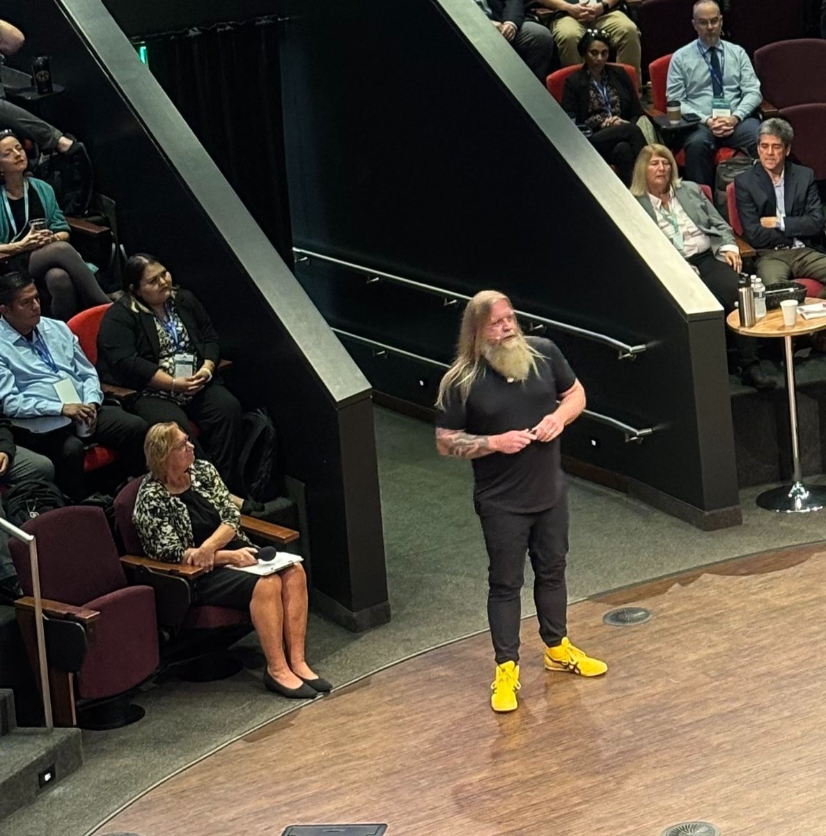MEDITECH's tweet photo. In an inspiring #MEDITECHLIVE keynote session today, Fight For The Forgotten founder Justin Wren shared how turning personal adversity into purposeful service drives transformative leadership.
#HealthIT #Leadership https://t.co/UG7BGE5n0G