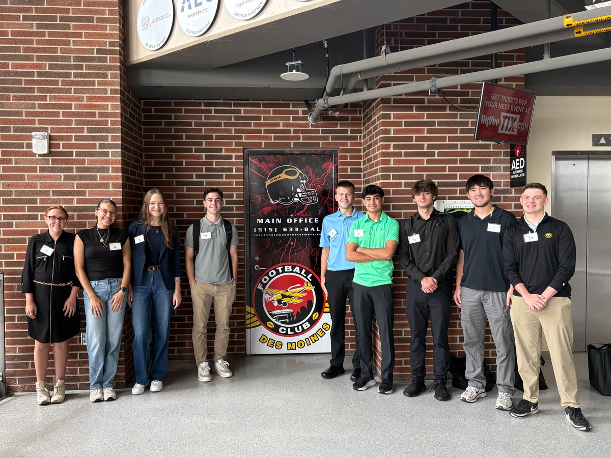 iabarnstormers's tweet photo. We recently welcomed students from the University of Iowa Pomerantz Career Center as part of their Sports and Recreation Career Trek to Des Moines, a day designed to introduce students to careers across sports, recreation, entertainment, events, operations, and programming.

Our front office crew had the opportunity to share what working in professional sports really looks like. It was fun getting to share with the next generation of sports professionals!

Thank you to Alaysia McAtee for making us part of the trek! #LetsFly