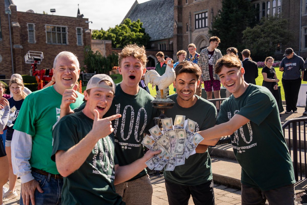MercyhurstU's tweet photo. That’s a wrap on the Hurst Day Scavenger Hunt! We loved seeing you all show up in style. Congrats to the winners, and stay tuned for more Hurst Day activities! ☘️ #HurstDay https://t.co/PKTUOYHuMF