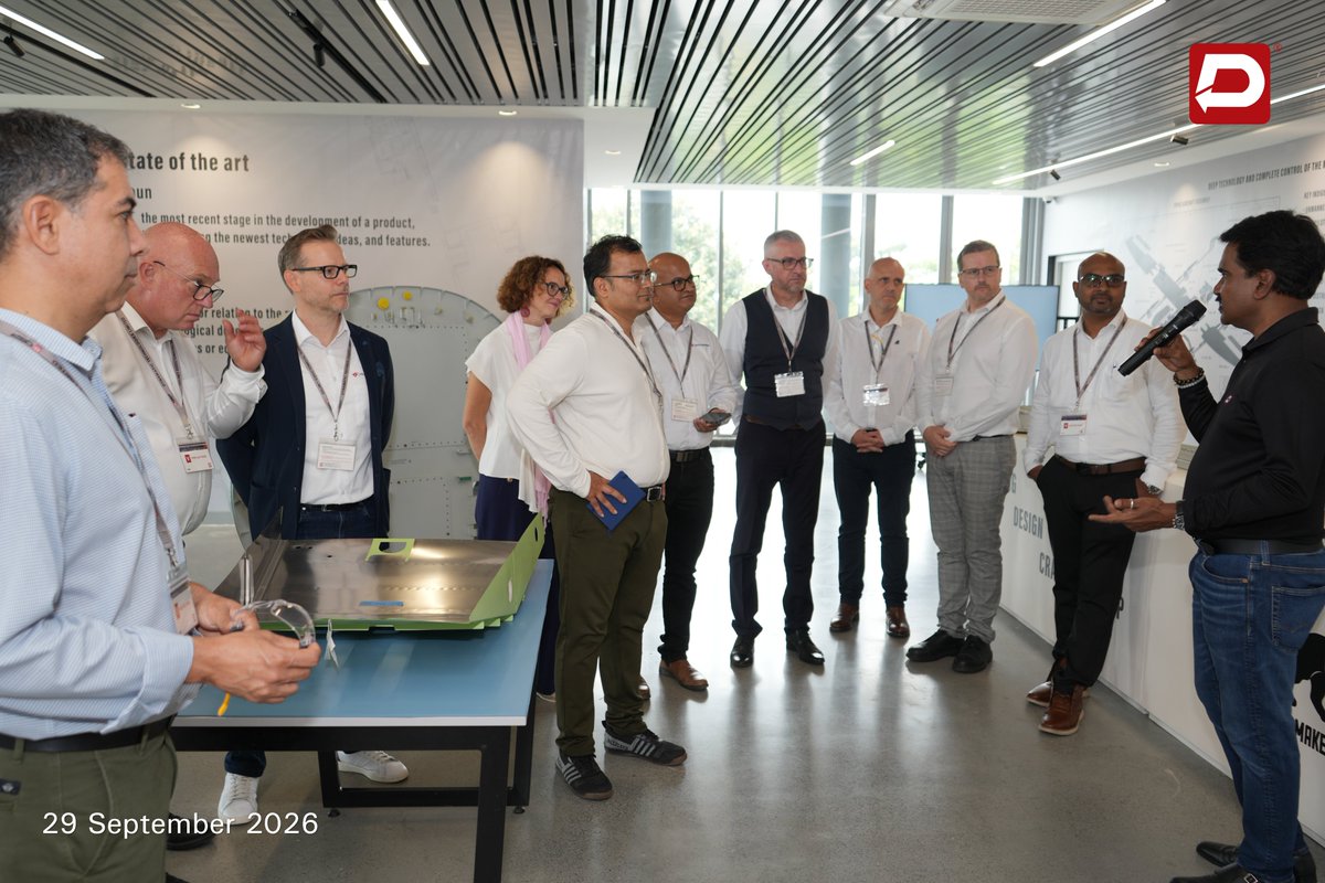DynamaticTech's tweet photo. @DynamaticTech was honoured to host the Hutchinson ADI Purchasing leadership at our facility today. We were proud to showcase both our Assembly and Detail Parts facilities and truly appreciated the visit and engagement from the team led by Rodolphe Leclerc (VP Procurement - Aerospace, Defense and Industry), thank you all for your time and interest - we look forward to strengthening our collaboration.

@HutchinsonGroup #Aerospace #DynamaticManufacturing #Procurement #Collaboration