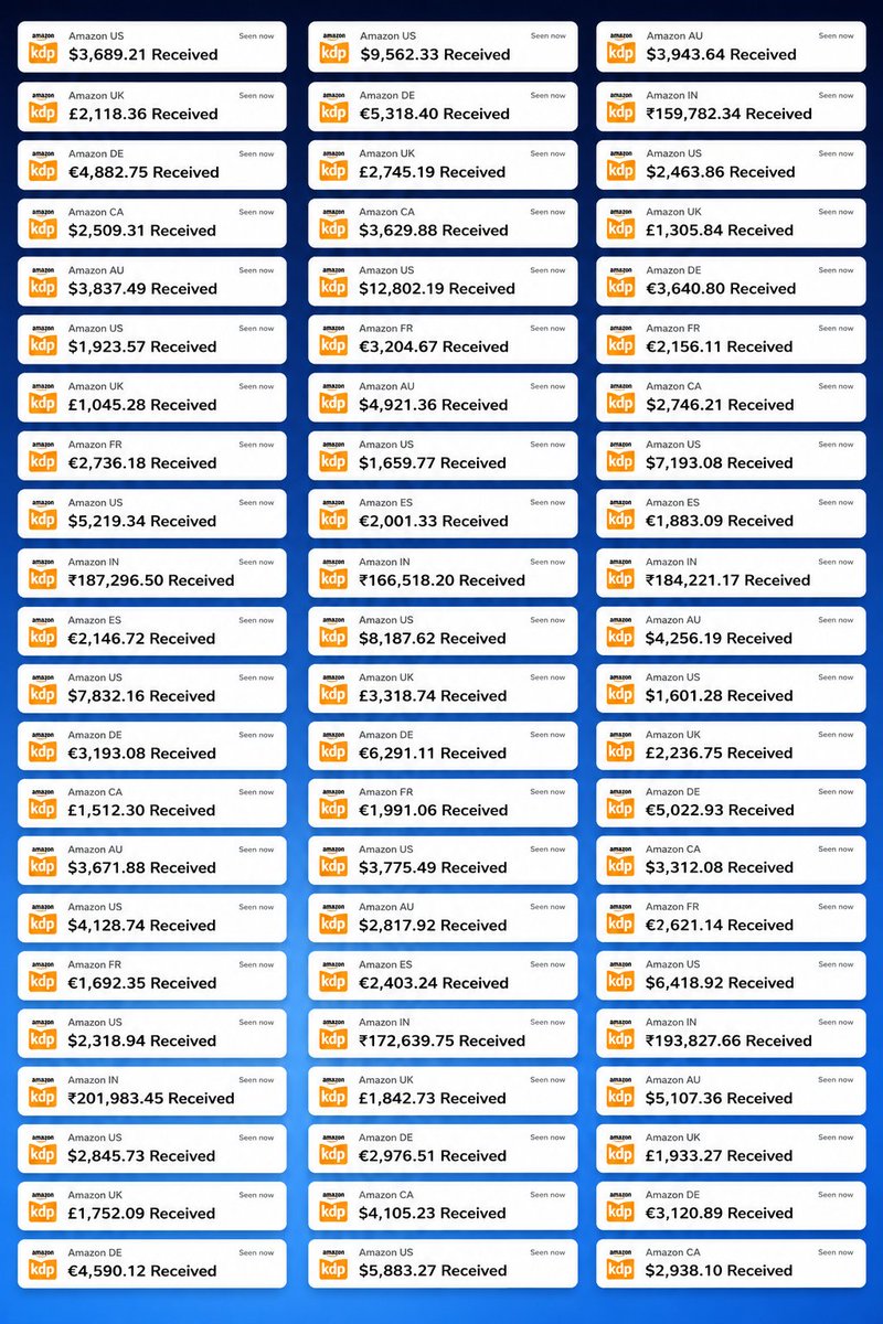 TommiPedruzzi's tweet photo. Important announcement:

For the next 48 hours, I'm giving away my proven guide on how to make $8,400/month with AI publishing.

Inside, I'll show you exactly how to:

→ Find profitable book ideas
→ Create books with AI
→ Publish them on Amazon
→ Build multiple income streams from each book

Like + comment "KDP" and I'll send you the full guide FREE.

You must be following me so I can DM it to you.