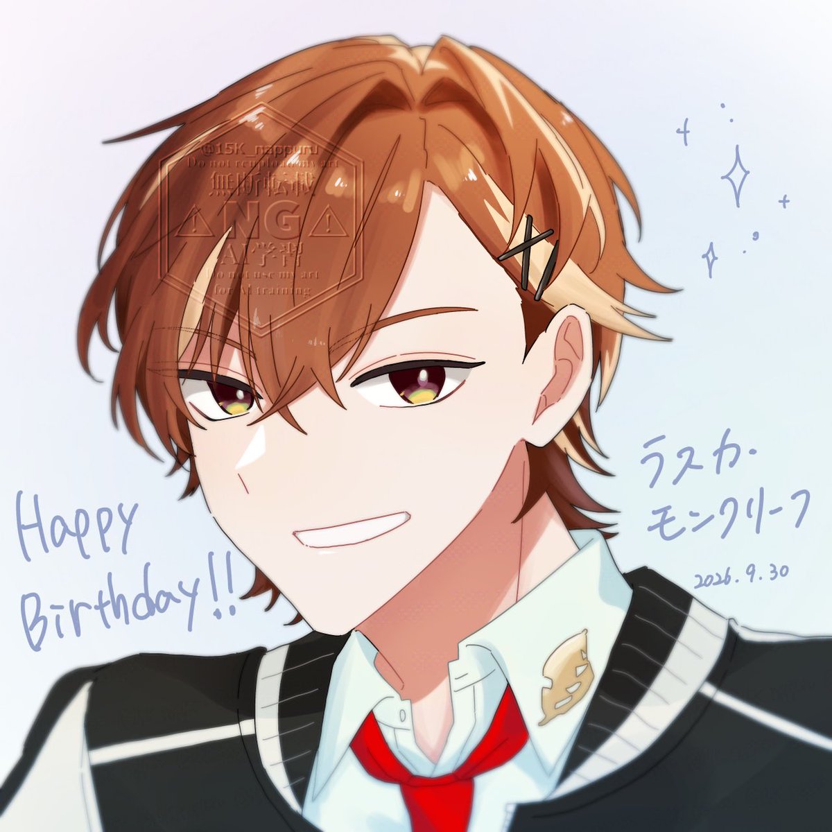 15K_nappuru's tweet photo. ハッピーバースデー🍿‼️
#ラスカ・モンクリーフ誕生祭2026
#スパリクファンアート https://t.co/m04BYlVc0A