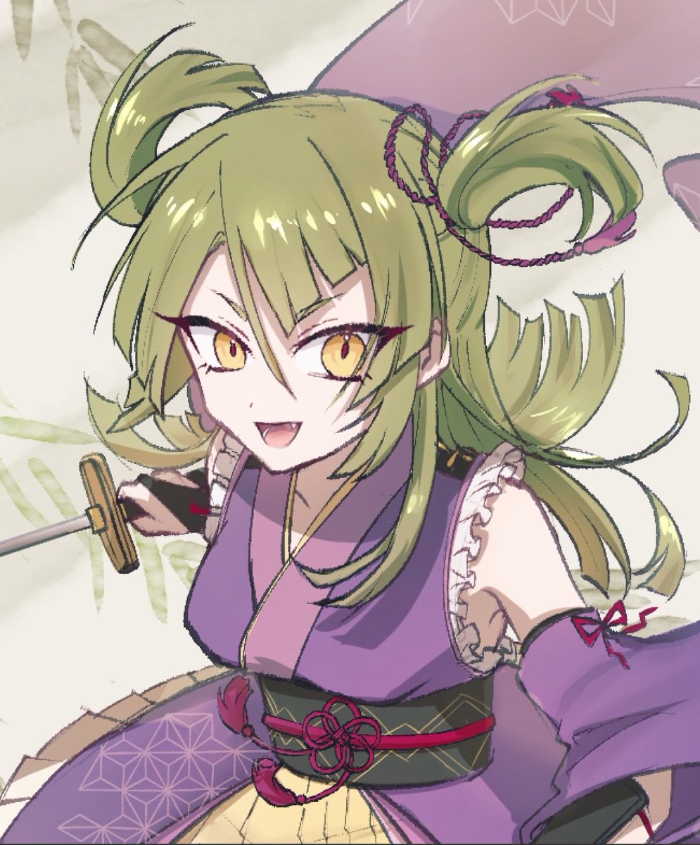 k_kazayoshi's tweet photo. 和色ガール①　柳緑ちゃん
#oc https://t.co/NmNfkcwkvc