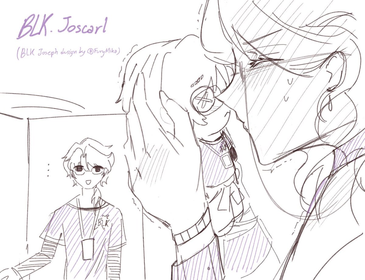 liusuanli's tweet photo. blk #joscarl is soooo cute I had to draw them🥺🥺🥺🥺🥺🥺
(blkjoseph design by FuryMika) https://t.co/AkTIycHhJk