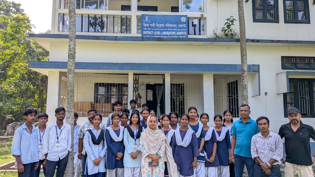 JJMBarpeta's tweet photo. An exposure visit by the student of North Barpeta HS School to DLL, Barpeta and Sonkuchi PWSS to explore the rural water supply infrastructures and service delivery.
#JalJeevanMission
#HarGharJal
#JJMAssam
#BMCH
#barpeta
@dcbarpeta_ 
@JJM_Assam 
@jaljeevan_ https://t.co/mgwoVeFN9g