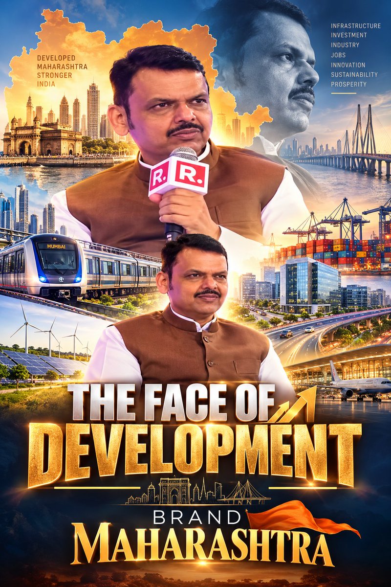 Nikhilkvyas's tweet photo. What a treat to watch this interview of CM Devendra Fadnavis ji on Republic TV!

The interview was a display of his performance, hard work, knowledge, maturity and, above all, his thirst to make Maharashtra a $1 trillion economy.

@Dev_Fadnavis ji super interview https://t.co/xPUTVmGTc8