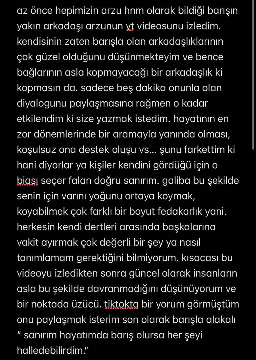 bcyscurly's tweet photo. merabaa ufaktan duygu düşünce paylaşımı yapmak istedim fazla uzun kabul ediyorum…  aşağıda belirttiğim hiçbir şey aileyi kapsamıyor tamamen arkadaşlık üstüne. yani size kalmış okuyup okumamak. arzunun yt videosunu izleyince böyle bi iç dökmesi🫠 iyi okumalar efeniim🫡 https://t.co/O5cOvWcrRs