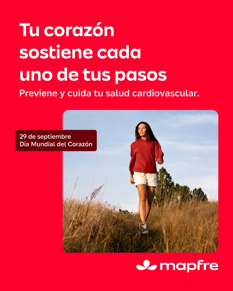 mapfresaludars's tweet photo. En el marco del Día Mundial del Corazón, reafirmamos que la medicina preventiva es la mejor decisión.
✅Ejercicio
✅Nutrición
✅Chequeos
Consulta el directorio de cardiólogos desde Mapfre Salud App. ❤️🩺
#MAPFRE #DíaMundialDelCorazón #SaludCardiovascular #MedicinaPreventiva https://t.co/xmkFdii3ED