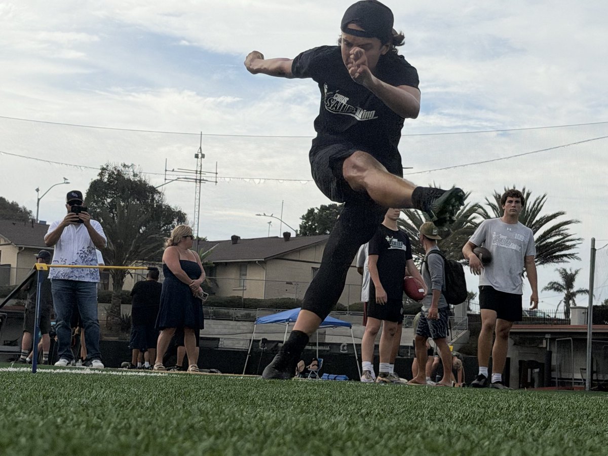 Chris_Sailer's tweet photo. Enjoy 100+ pictures from the 2026 Chris Sailer Kicking San Diego Fall Camp now on the CSK Facebook Pages. Another fantastic day in Southern CA… so much talent on hand. See you all at Vegas 49 (January 16-17, 2027)! https://t.co/DatJz1q0lx