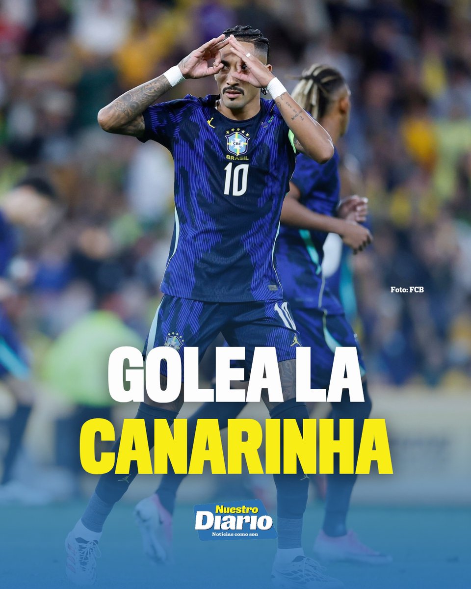 REMONTADA GOLEADORA 🔥⚽️🇧🇷 Con anotaciones de Vanderson, Raphinha, Bruno y Vinicius, la Selección de Brasil remontó y venció 4-2 a Australia en un duelo am…