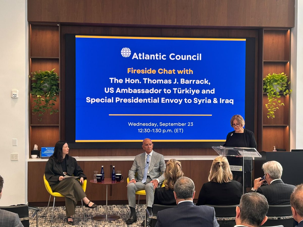 AC_TRprogram's tweet photo. On the sidelines of @UN General Assembly week in New York, from the eyes of the @AtlanticCouncil Turkey Program;
See our speakers throughout the week⤵️ https://t.co/myHX8RqN6u
