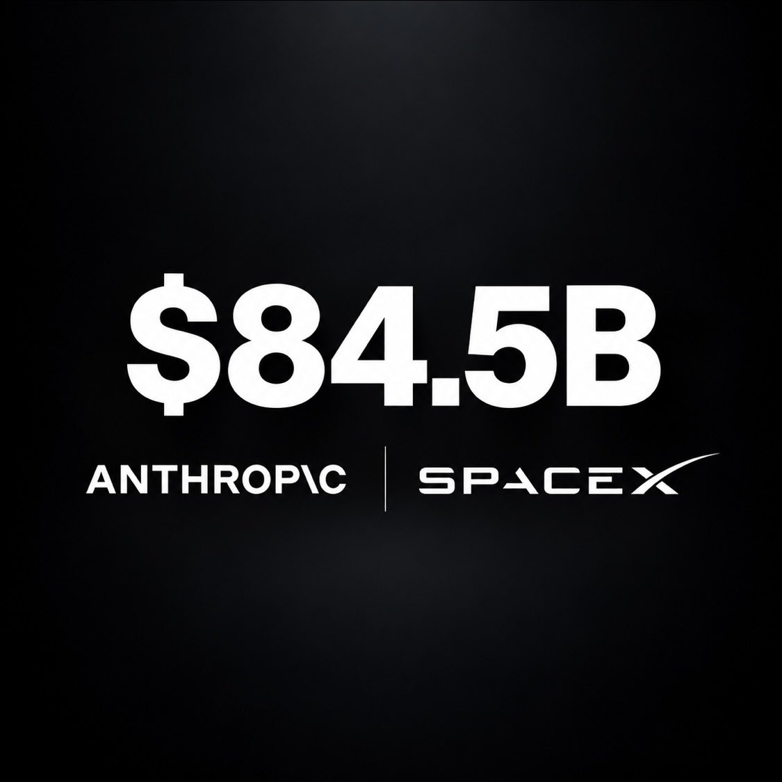 cb_doge's tweet photo. BREAKING: Anthropic discloses $84.5 billion SpaceX Compute Agreements through 2029.

Anthropic has agreements to pay SpaceX up to $84.5 billion to use its NVIDIA-based computing capacity. https://t.co/bFLftFft0D