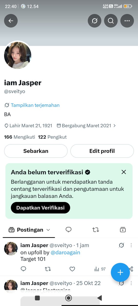 sveityo's tweet photo. upfoll BA JFB done by @daroagain's crew

start: 1
order: 100
target: 101
end: 122
bonus: 21

code, ﹫𝘭𝘪𝘱𝘻𝘨𝘭𝘰𝘴𝘴𝘪𝘦 https://t.co/NCfCnKa5Zf
