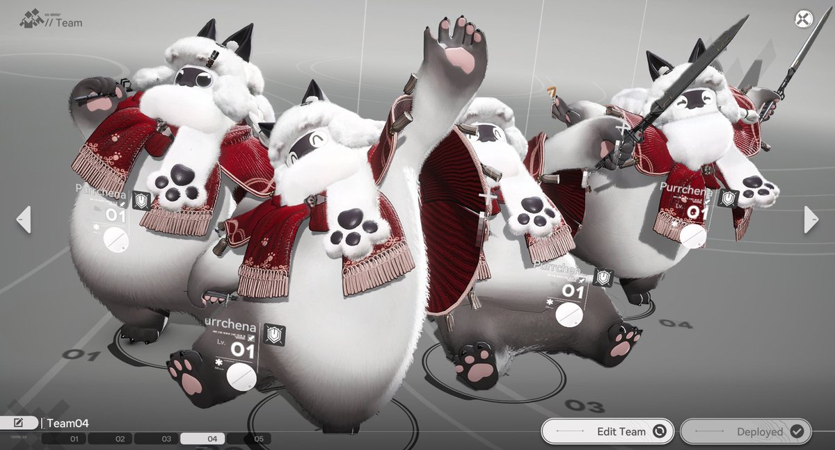 AnimeGamerTakes's tweet photo. When your entire squad turns into Purrchena.
#Purrchena #ArknightsEndfield #Endfield #エンドフィールド #명일방주엔드필드 https://t.co/E7pD43CB37