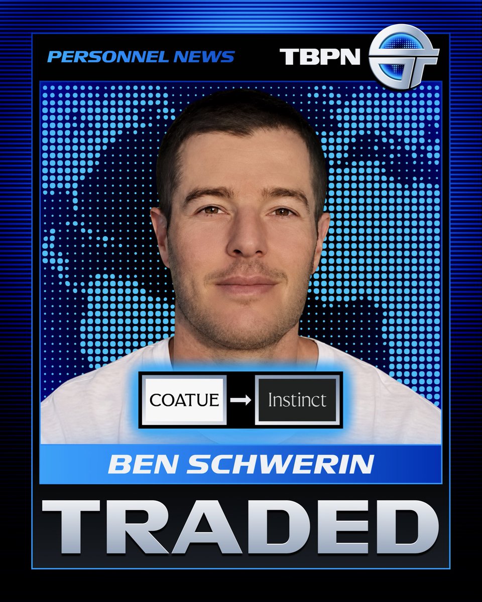BREAKING: @​BenSchwerin is joining Instinct as chief business officer, per The Information 
 [📷](https://pbs.twimg.com/media/HTZS57UaMAANa6W.jpg) https://pbs.t