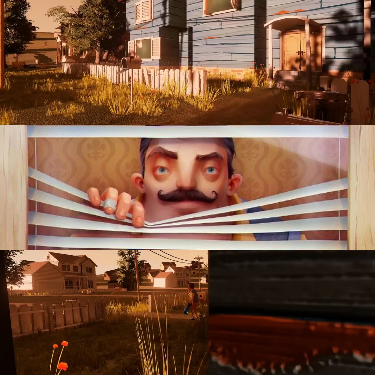 mascotmassacre's tweet photo. 🏠 Hello Neighbor was announced 10 years ago today. A third game is currently in development.

A new game is also being teased. Share what got you into the franchise! https://t.co/DgMmNMyQD9