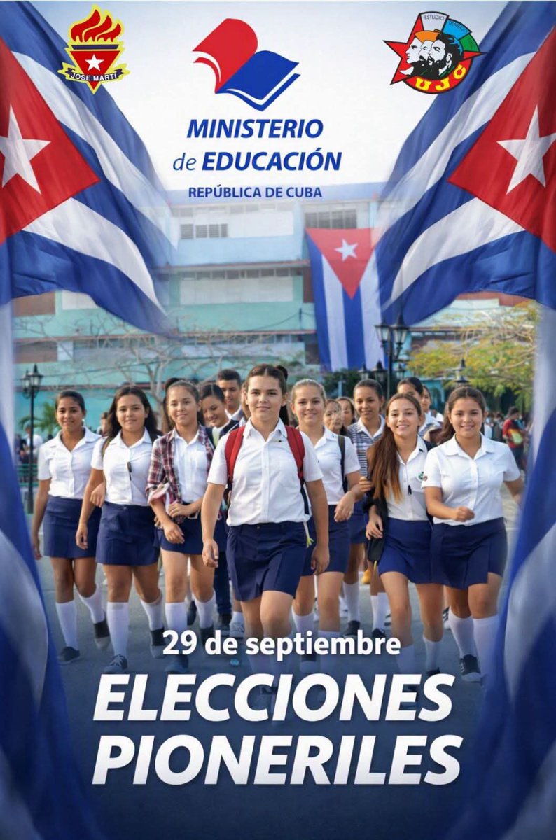 YaquelinaFaure's tweet photo. #Cuba #EleccionesPioneriles en #EducaciónGuantánamo
@AlisAzahares 
@CubaMined 
@DiazCanelB 
@DrRobertoMOjeda 
@Educa_Gtmo 
@romero_tam56484 
@yoeaberob1 https://t.co/8EDDjfinLv