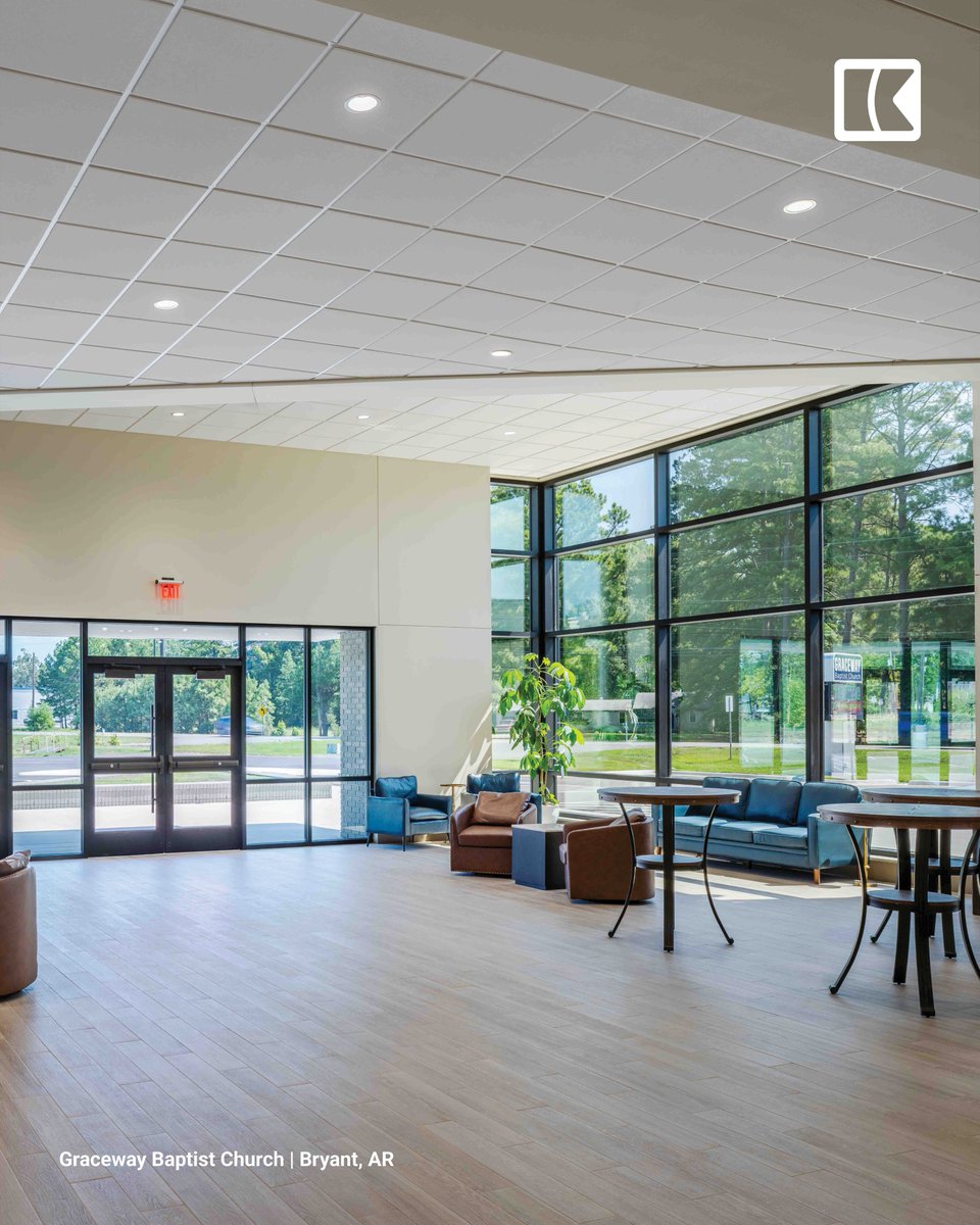 KincoBuilds's tweet photo. A space built for community and connection. We’re grateful to Graceway Baptist Church for trusting Kinco with its new worship center addition. It was a privilege to complete this space, knowing it will be filled with meaningful moments for years to come. https://t.co/YQSgCMPEp3