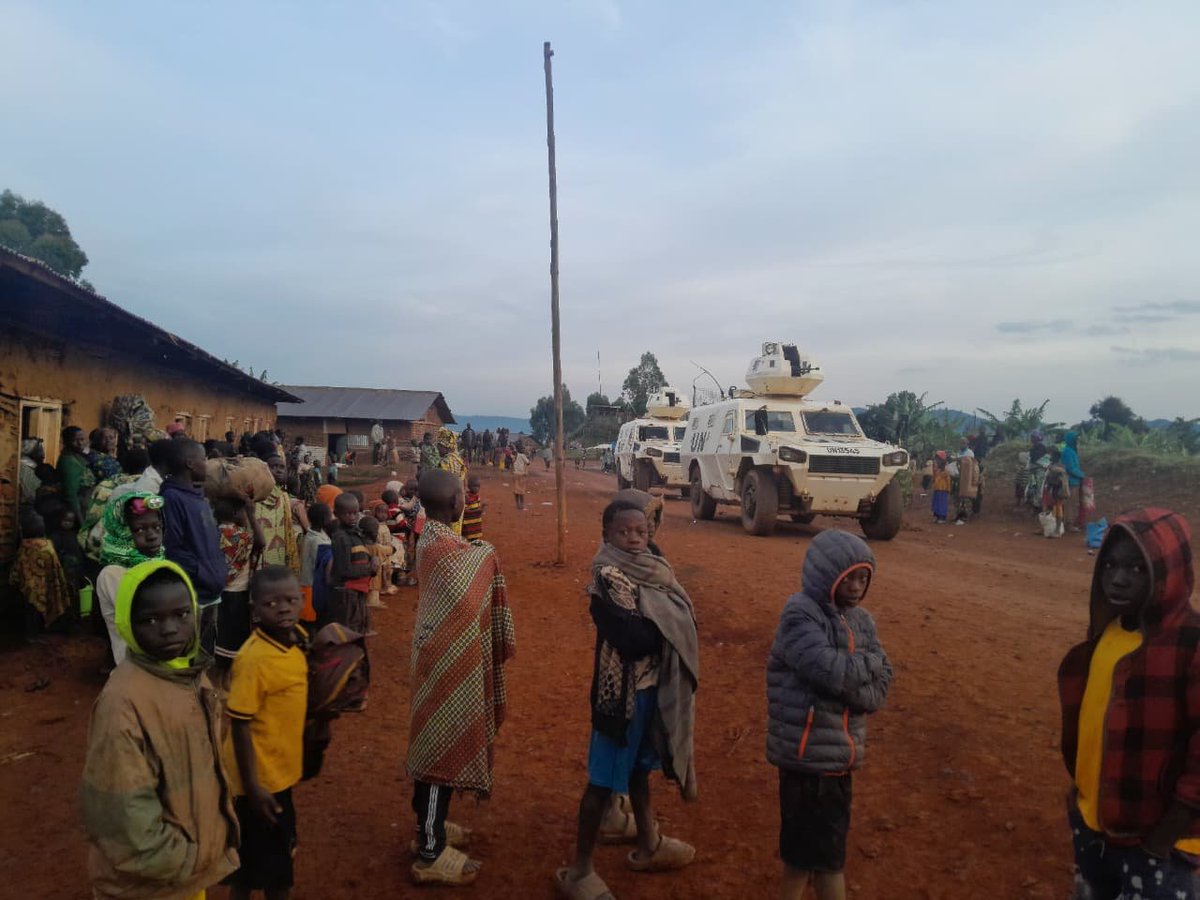 MarcusLoika's tweet photo. #Ituri : Au moins 14 déplacés tués par des miliciens #Codeco à #Djugu depuis le dimanche. Plus de 5.000 autres en majorité des femmes et des enfants se sont réfugiés aux bases de la #Monusco de #Rhoe et de #Gina craignants pour leur sécurité. La circulation sur la #RN27 a été brièvement perturbé suite à la mobilisation des combattants de la Codeco à #Pimbo et environs.