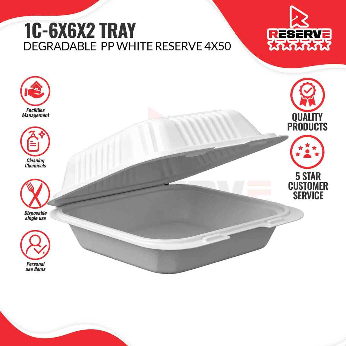 plasticpro3's tweet photo. Reserve 6x6x2 White Degradable PP Trays — case-ready for BVI kitchens.

Available now — https://t.co/KX6vc0RJr3
Call/WhatsApp: +1 284 442 3331 | +1 284 542 3331
P3 Paper Plastic Products — Great Products. Better Service.
#Reserve #P3VI https://t.co/7f1Nx6lF2W