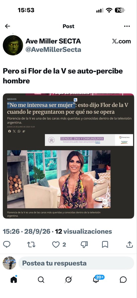 88lamaga's tweet photo. Hay un género: humano. Hay 2 sexos: masculino y femenino. Que los trans se autoperciban como quieran, se vistan como quieran, se mutilen y se castren y depilen como quieran, se implanten siliconas como quieran, e ingieran las hormonas del sexo opuesto que quieran, todo bien, pero que no nos incluyan en su delirio. La disforia de género se trata en el consultorio. Nadie nace en el cuerpo equivocado. El cuerpo no se elige, somos una unidad psicofísica: cuerpo-mente-alma. Hasta los budistas, que creen en la reencarnación, afirman que uno nace y renace en el cuerpo que se merece, no en el que elige. Permitir que hombres biológicos compitan en deportes contra mujeres es avalar la violencia contra las mujeres. Basta de pavadas woke.