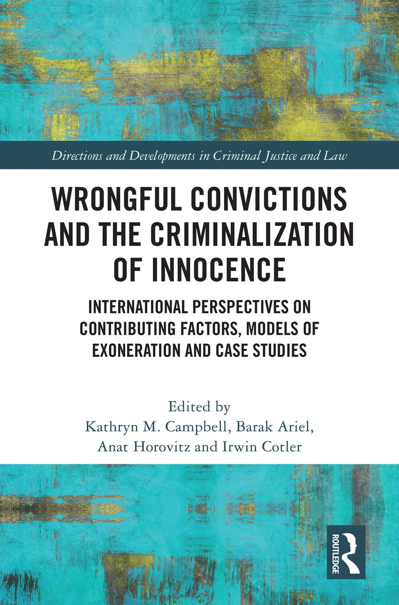 CJ_Editor's tweet photo. October 2 marks the 13th Annual #WrongfulConvictionDay! https://t.co/bxqfEBRGvd
See related books at https://t.co/Fa2zaNStgo
#WrongfulConvictions & the Criminalization of #Innocence -
The #Victimology of a Wrongful Conviction
Unraveling the #WrongfulConviction
@IrwinCotler https://t.co/QKOX04t34f