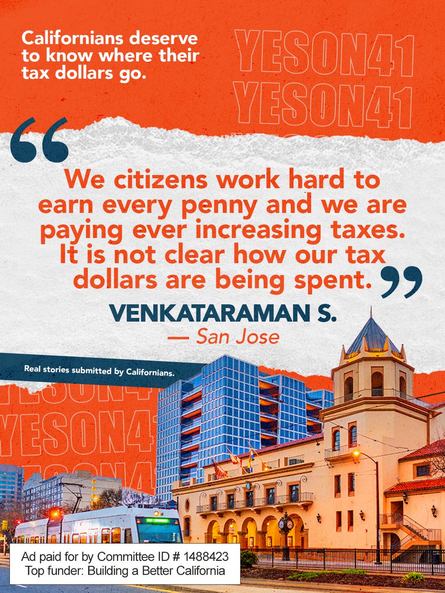 yesonprop41ca's tweet photo. Where our tax dollars go matters to all of us.
And so does whether they work.
Prop 41 requires ongoing independent public audits to make sure state programs are delivering.

Prop 41 provides accountability to California taxpayers https://t.co/QMLTyU2zyy